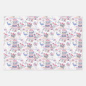 Enchanted Fairytale Books Set of Three ラッピングペーパーシート (正面3)