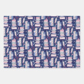 Enchanted Fairytale Books Set of Three ラッピングペーパーシート (正面2)