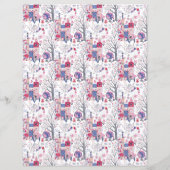 Enchanted Fairytale Books White Scrapbook Paper (裏面)