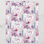 Enchanted Fairytale Books White Scrapbook Paper (正面/裏面)