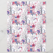 Enchanted Fairytale Books White Scrapbook Paper (正面)