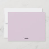 Enchanted fairytale Fairy Flat Holiday Card シーズンカード (裏面)