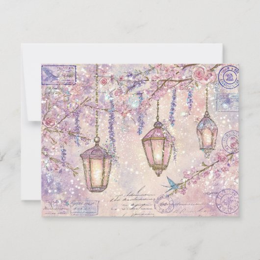 Enchanted fairytale Flat Holiday Card シーズンカード (正面)