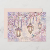 Enchanted fairytale Flat Holiday Card シーズンカード (正面/裏面)