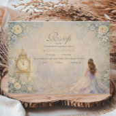 Enchanted Fairytale Garden Quinceañera 出欠カード