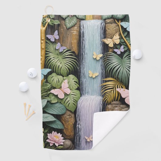 Enchanted Falls Oasis ゴルフタオル (インサイチュ)