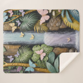 Enchanted Falls Oasis シェルパブランケット (正面(横))