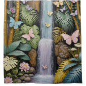 Enchanted Falls Oasis シャワーカーテン (正面)