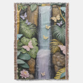 Enchanted Falls Oasis スローブランケット (正面縦)