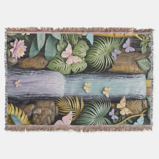 Enchanted Falls Oasis スローブランケット (正面)