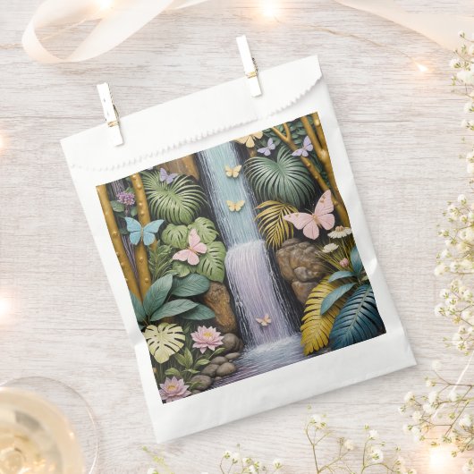 Enchanted Falls Oasis フェイバーバッグ (クリップ留めされた状態)