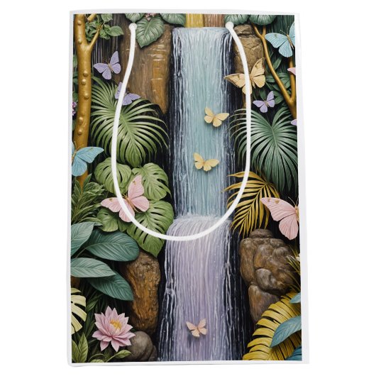 Enchanted Falls Oasis ミディアムペーパーバッグ (正面)