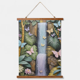 Enchanted Falls Oasis 吊り下げ型タペストリー
