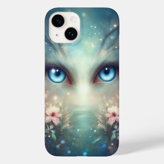 Enchanted Fantasy Cosmic Deer Eyes Art - Ethereal  Case-Mate iPhoneケース (裏面)