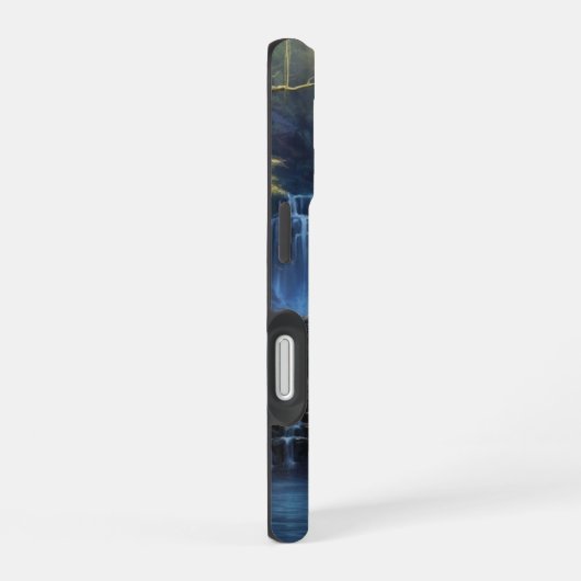 Enchanted Fantasy Waterfall Dreamscape  iPhone 16ケース (右側面)