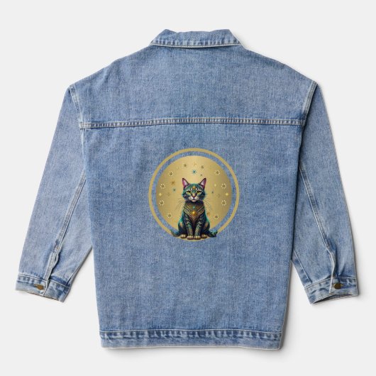 Enchanted Feline Denim Jacket デニムジャケット (裏面)