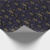 Enchanted Floral Bat Wrapping Paper ラッピングペーパー (角)