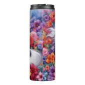 Enchanted Floral White Horse Dream タンブラー (裏面)