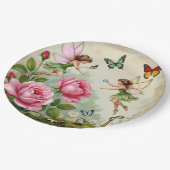 Enchanted Flroral Fairies Garden ペーパープレート (アングル)