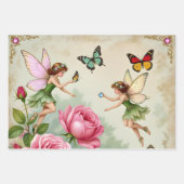 Enchanted Flroral Fairies Garden ラッピングペーパーシート (正面)