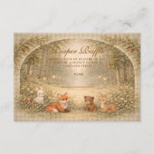 Enchanted Forest Baby Animals Diapper Raffle エンクロージャーカード (正面)
