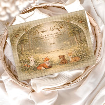 Enchanted Forest Baby Animals Diapper Raffle