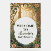 Enchanted Forest Baby Shower アクリルサイン (正面)