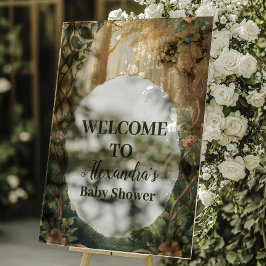 Enchanted Forest  Baby Shower アクリルサイン