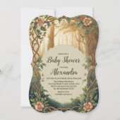 Enchanted Forest  Baby Shower 招待状 (正面)