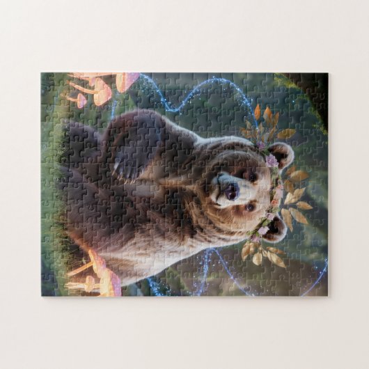 Enchanted Forest Bear ジグソーパズル (横)