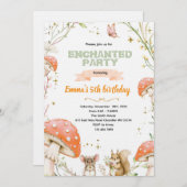Enchanted Forest Birthday Invitation 招待状 (正面/裏面)