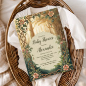 Enchanted Forest Boy Baby Shower  招待状
