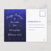 Enchanted Forest Cardinal Holiday Postcard シーズンポストカード (裏面)