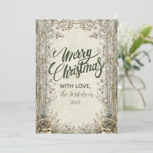 Enchanted Forest Christmas シーズンカード (スタンド正面)