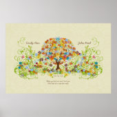 Enchanted Forest Circle of Love Wedding Tree ポスター (正面)