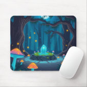 Enchanted Forest Crystal Mouse Pad マウスパッド (マウス)