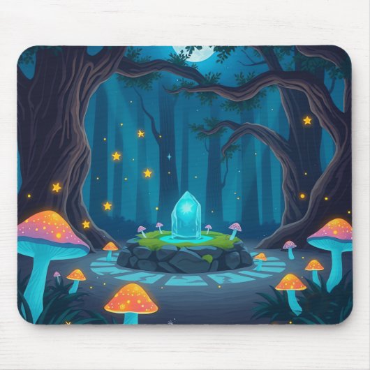 Enchanted Forest Crystal Mouse Pad マウスパッド (正面)