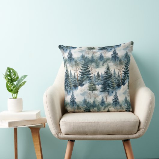 Enchanted Forest Dream Throw Pillow クッション (椅子)