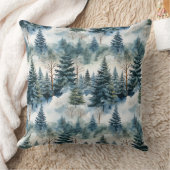 Enchanted Forest Dream Throw Pillow クッション (ブランケット)