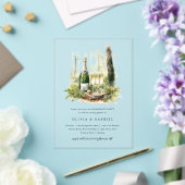 Enchanted Forest Elegant Engagement Party アクリル招待状 (インサイチュ (ウェディング))