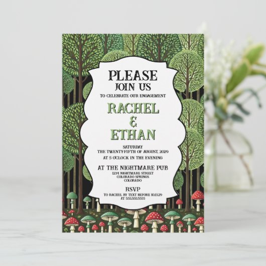 Enchanted Forest Engagement Party 招待状 (スタンド正面)