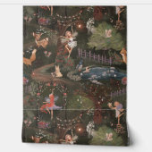 Enchanted Forest Fairies & Woodland Animals 壁紙 (ほどく)