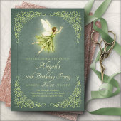 Enchanted Forest Fairy Birthday Invitation 招待状