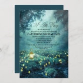 Enchanted Forest Fairy Girl Baby Shower Invitation 招待状 (正面/裏面)