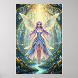 Enchanted Forest Fairy | Magical Fantasy Art  ポスター