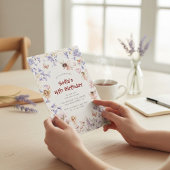 Enchanted Forest Fairy Treehouse Birthday Invite 招待状