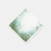 Enchanted Forest Fairytale Forest Baby Shower スタンダードカクテルナプキン (角)