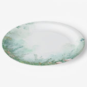 Enchanted Forest Fairytale Forest Baby Shower ペーパープレート (アングル)