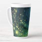 Enchanted Forest Glow Magical Night カフェラテマグ (左アングル)