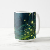 Enchanted Forest Glow Magical Night コーヒーマグカップ (正面右)